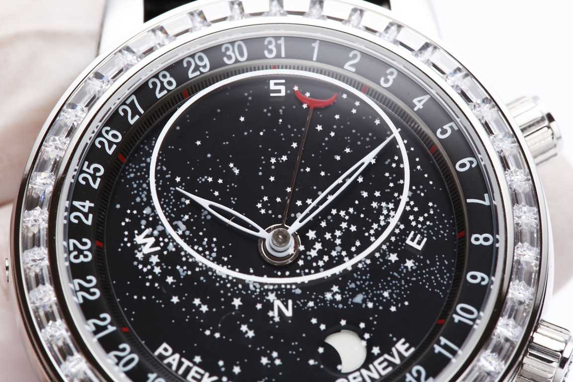 PP.Patek Philippe Star the highest version of the market Function and movement with the same authentic, using Cal.240 pearl tourbillon ultra-thin movement, Patek Philippe Star upgraded Ultimate V5 version! This time to d