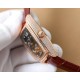 Gold and white with. Patek Philippe - PATEK PHILIPPE full star new men's full full diamond trench set watch equipped with automatic 28S2 mechanical movement 904L steel case Italian calfskin strap ultra-clear high-intensi