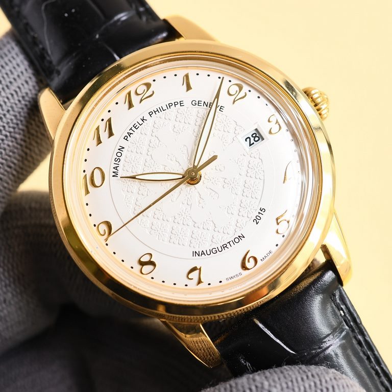 2024 Patek Philippe, hot new style, Patek Philippe new pot cover, took up to 6 months! Ultra-thin men's automatic mechanical wristwatch, using imported original 9015  movement, 28,800 vibrations per hour, zero return  qu