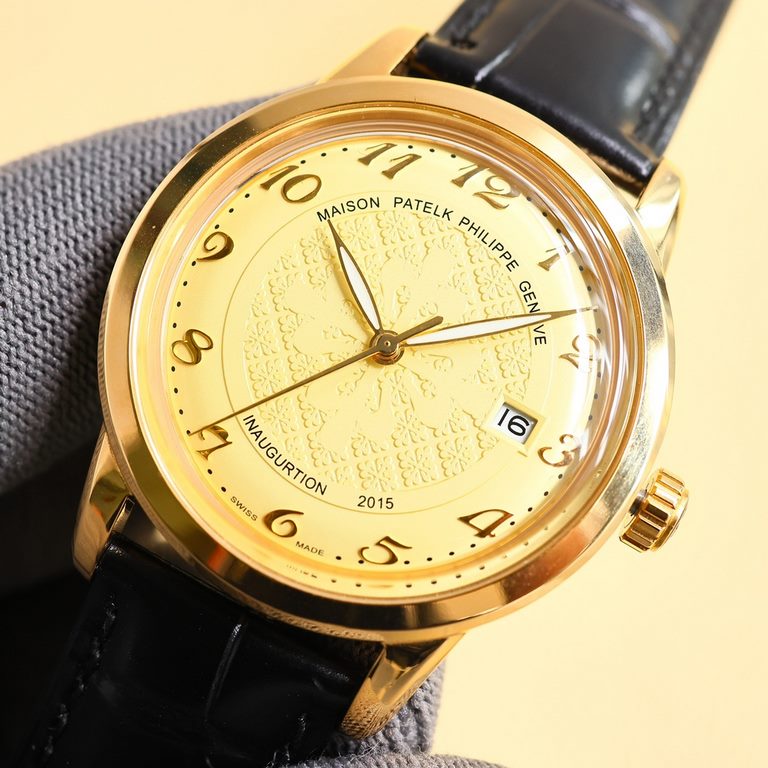 2024 Patek Philippe, hot new style, Patek Philippe new pot cover, took up to 6 months! Ultra-thin men's automatic mechanical wristwatch, using imported original 9015  movement, 28,800 vibrations per hour, zero return  qu