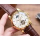 Men's favorite multi-function watch  Newest】：Patek Philippe  Best Design Exclusive First 【Type】：Boutique men's watches[Strap] Genuine cowhide leather strap[Movement] High-end automatic mechanical movement[Mirror] mineral