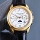 2022 New Patek Philippe (actual picture) Patek Philippe The aristocrat's work of art! The highest version of the 7-hand design, with imported 9100 multifunctional movement (0 repair) functions (24 hours, day of the week,