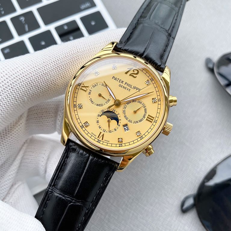 So, it's a big factory with the highest quality! New Patek Philippe and PPF factory sincere cooperation! Boutique work! (Actual picture) Patek Philippe with imported 9100 multi-function movement (0 repair) function (24 h