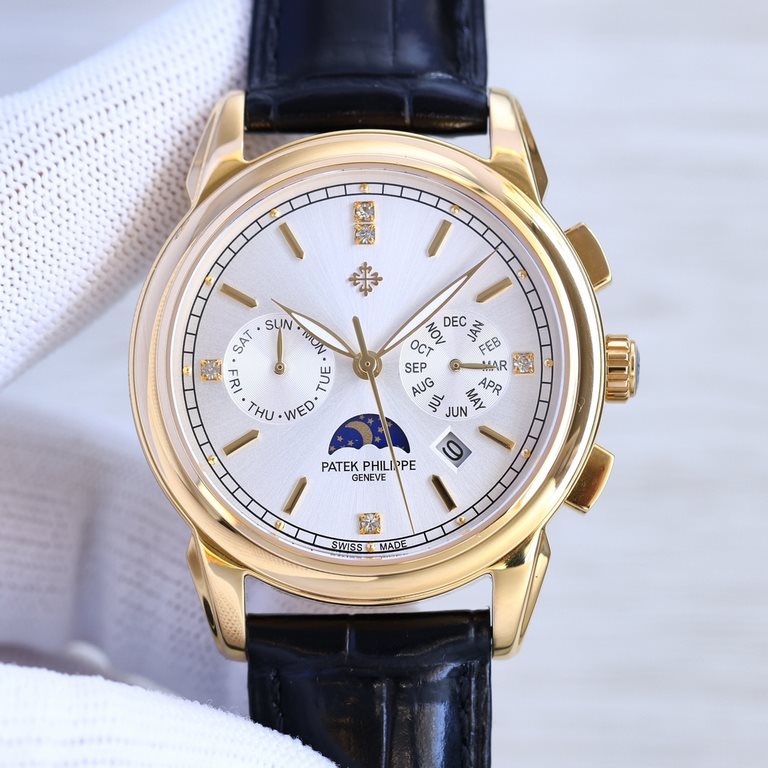 2022 New Patek Philippe New listing   (real picture) Patek Philippe The aristocrat's work of art! With imported 9100 multifunctional movement (0 repairs) functions (24 hours, day of the week, star, monthmoonsun) imported