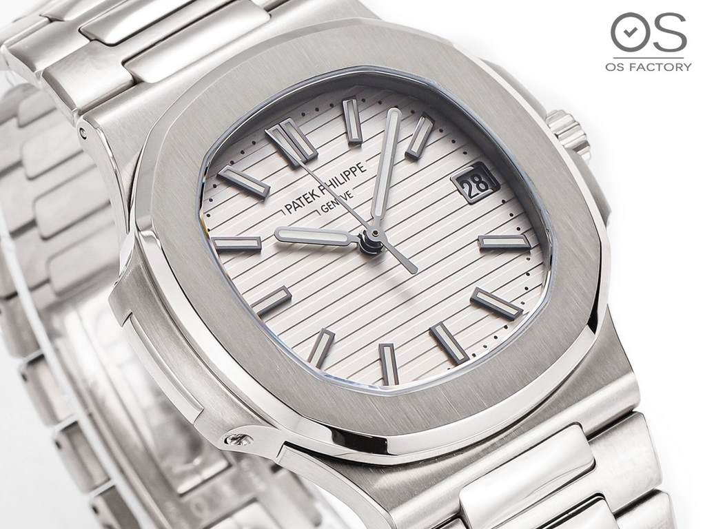 OS Factory V2 version  OSFactory Steel King leading the field of timekeeping, Patek Philippe  Nautilus Nautilus series 57111A the strongest version of the os factory to create an exclusive customized Cal.324 S C upgraded