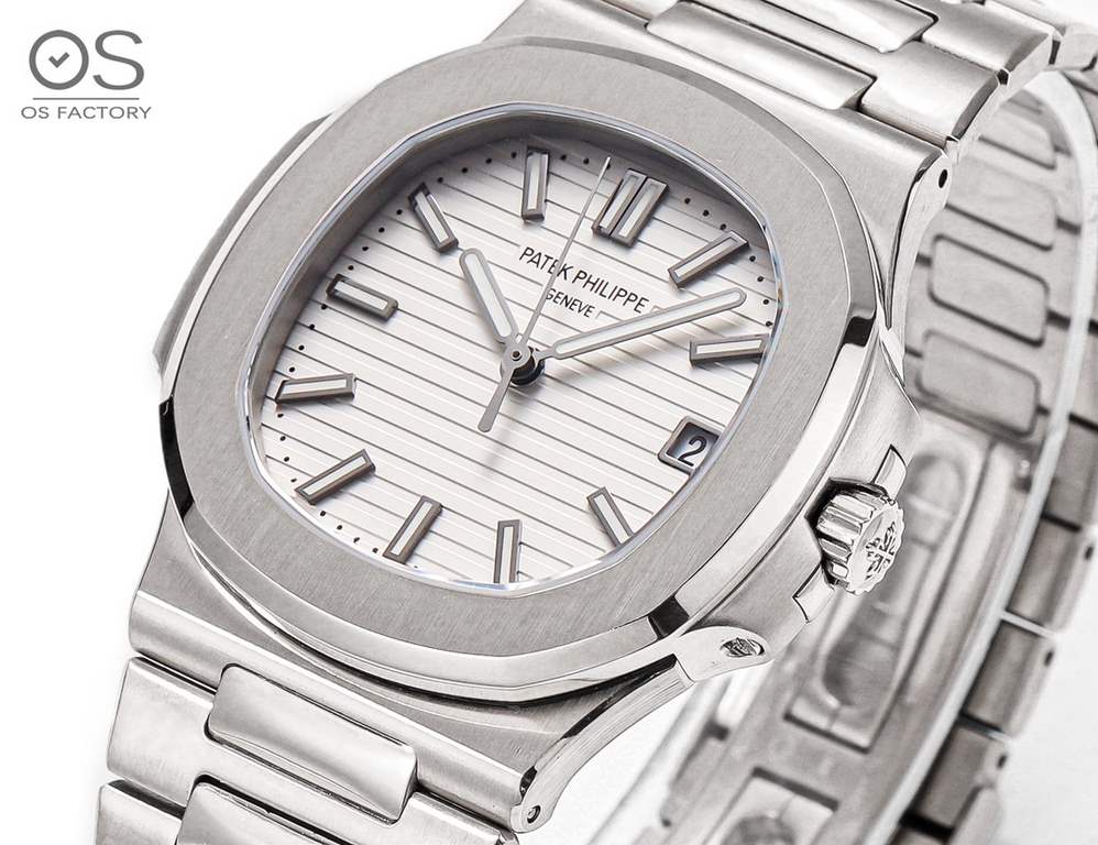 OS Factory V2 version  OSFactory Steel King leading the field of timekeeping, Patek Philippe  Nautilus Nautilus series 57111A the strongest version of the os factory to create an exclusive customized Cal.324 S C upgraded