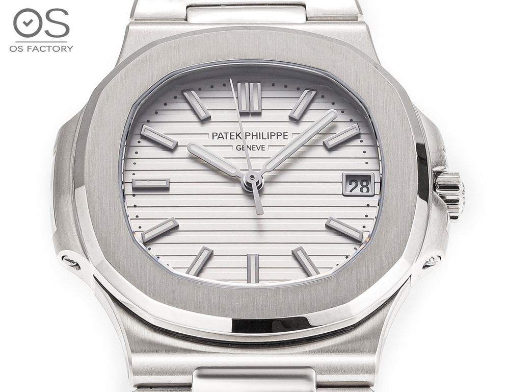 OS Factory V2 version  OSFactory Steel King leading the field of timekeeping, Patek Philippe  Nautilus Nautilus series 57111A the strongest version of the os factory to create an exclusive customized Cal.324 S C upgraded