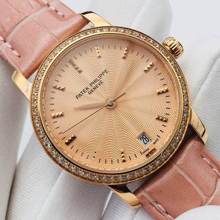 TW's latest recommendation Patek Philippe. Patek Philippe Ladies' Classic Collection!1 The original imported movement, back cover movement through the bottom, movement details interpreted in front of the eyes!2 Mirror wi