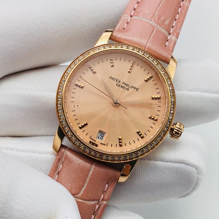 TW's latest recommendation Patek Philippe. Patek Philippe Ladies' Classic Collection!1 The original imported movement, back cover movement through the bottom, movement details interpreted in front of the eyes!2 Mirror wi