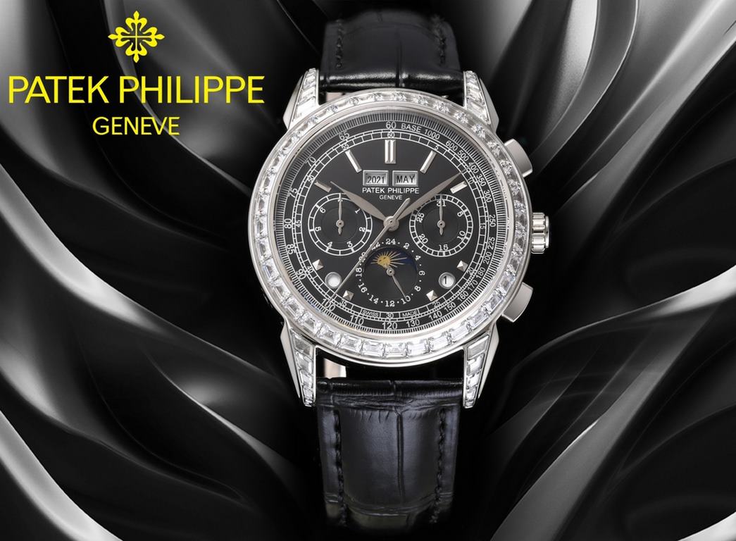 Exclusive to the market, it took 2 years for the customized version of South African diamonds to arrive, consisting of 20 different diamonds with brilliant colors and a buckle embellished with 21 diamonds, the Patek Phil