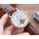 Men's favorite multi-function watch  Newest】：Patek Philippe  Best Design Exclusive First 【Type】：Boutique men's watches[Strap] Genuine cowhide leather strap[Movement] High-end automatic mechanical movement[Mirror] mineral