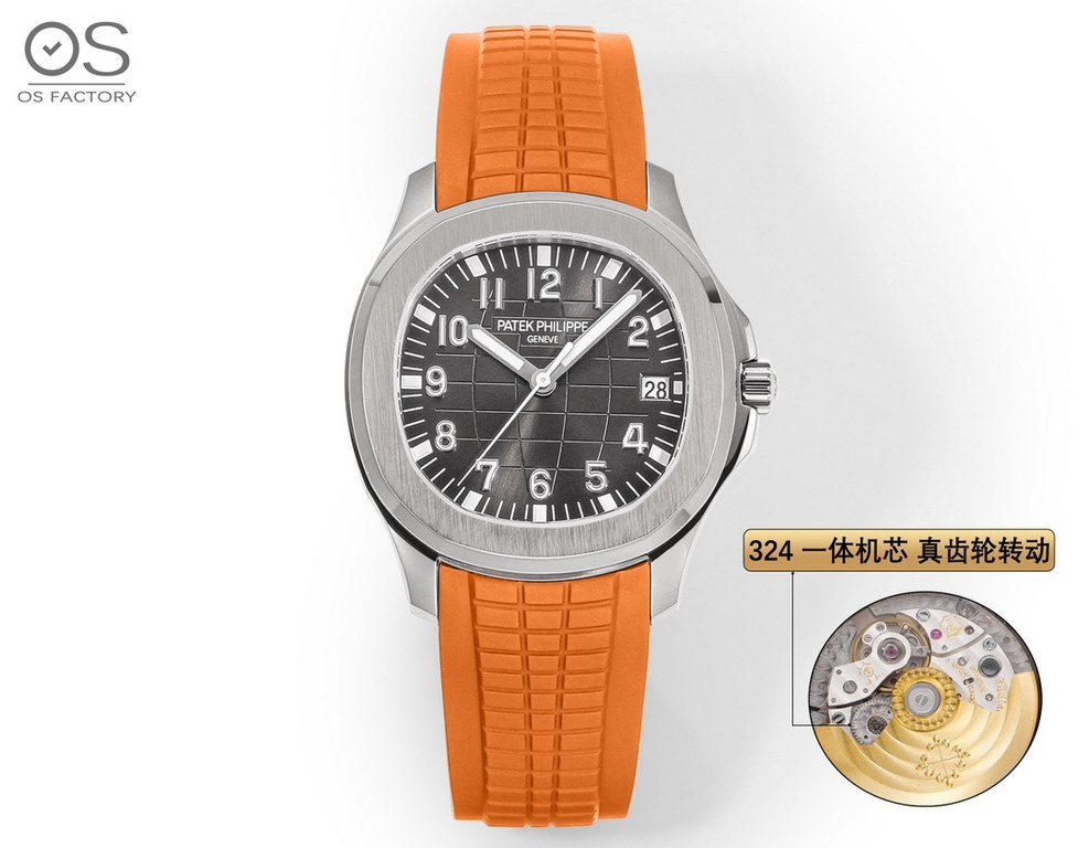 OS Factory V2  OSFactory The most powerful grenade Patek Philippe AQUANAUT series of men's mechanical watches, 5167A5168G5167R series of watches - OS factory exclusive development and customization of the Patek Philippe 