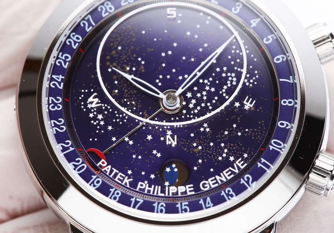 PP.Patek Philippe Star the highest version of the market Function and movement with the same authentic, using Cal.240 pearl tourbillon ultra-thin movement, Patek Philippe Star upgraded Ultimate V5 version! This time to d