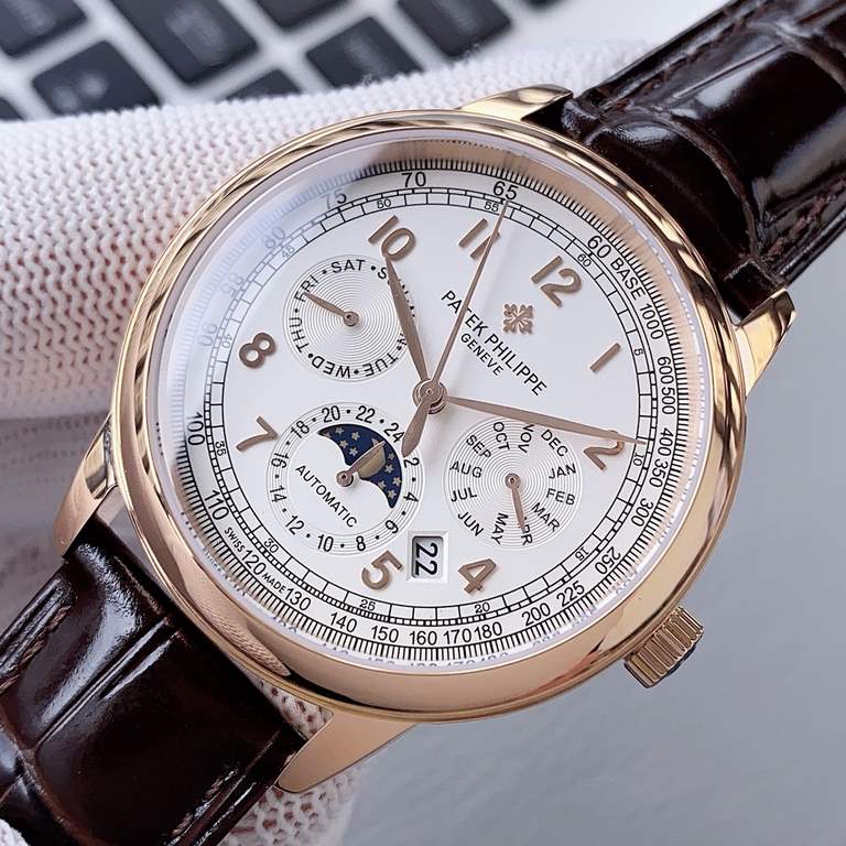 2020 Patek Philippe Complications Chronograph Series Launch Patek Philippe The aristocrat's work of art! With imported 9100 multifunctional movement (0 repairs) functions (24 hours, day of the week, star, month) imported