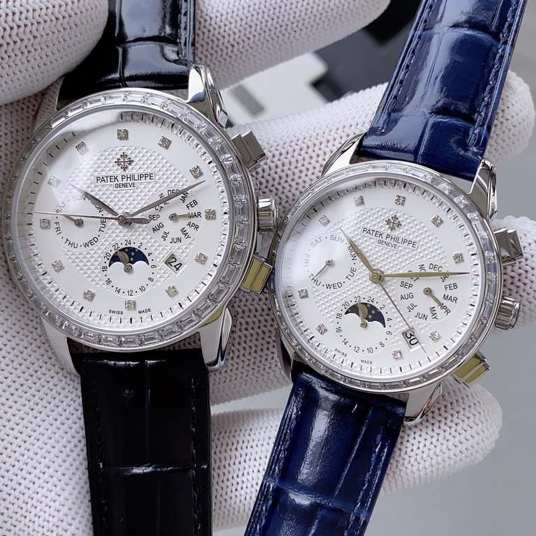 Exclusive development Patek Philippe Complications Chronograph Collection is launched Patek Philippe. Perpetual Calendar Couple's Watch! Little Red Book explosive [love] multi-function watch Officially launched!1   equip