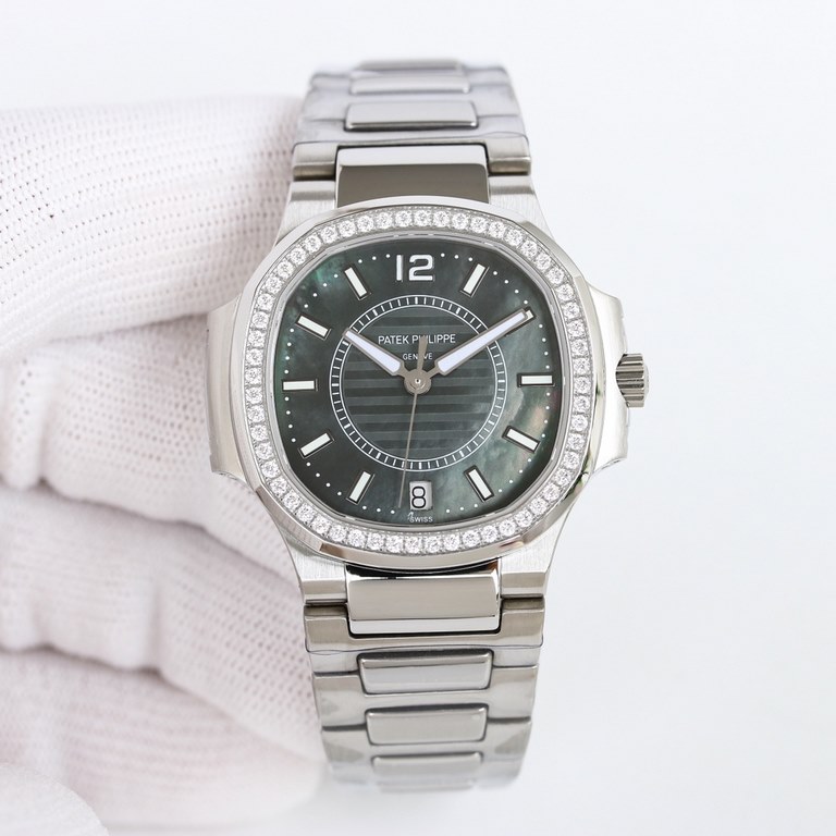 [2024 Super God's work Top version] Patek. Philippe Sport Elegance Nautilus Women's Watch P is strong! Feel free to compare the details1  with customized version 9015 machine change Cal.324sc automatic movement, 45 hours