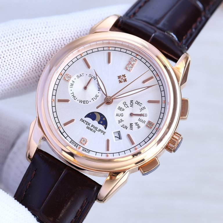 2022 New Patek Philippe New listing   (real picture) Patek Philippe The aristocrat's work of art! With imported 9100 multifunctional movement (0 repairs) functions (24 hours, day of the week, star, monthmoonsun) imported