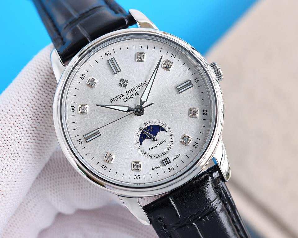 Explosive models and then upgraded]  ② ③       Patek Philippe Patek Philippe men's wristwatches         Patek Philippe Patek Philippe Patek Philippe men's wristwatches. The Moonphase collection, in keeping with Patek Phi