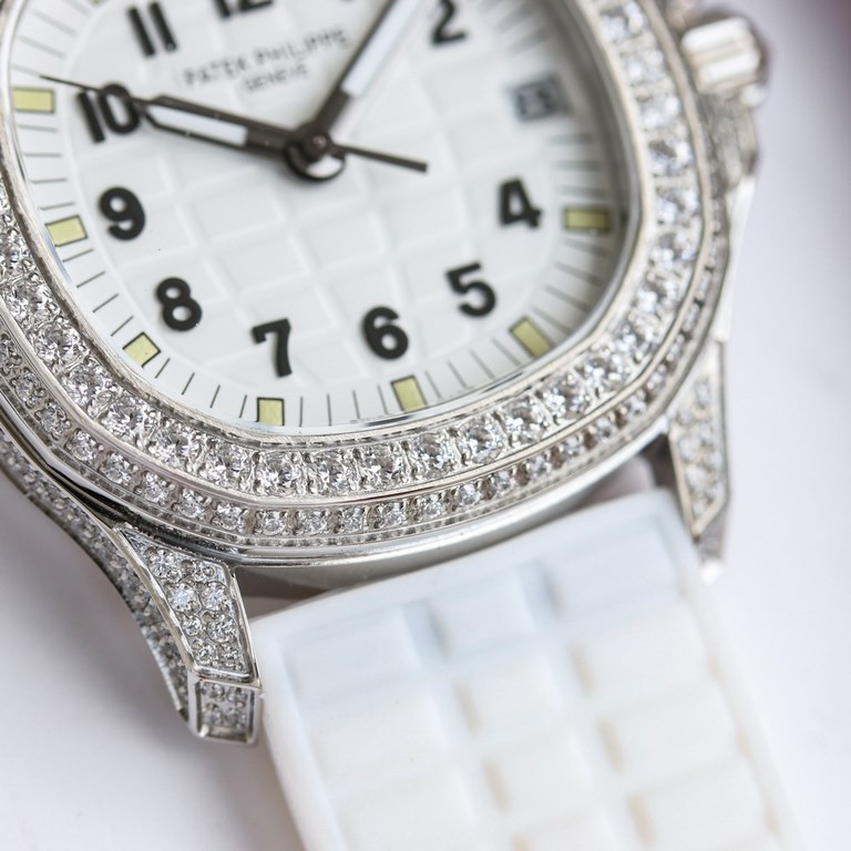 White full of diamonds.TW presents Patek Philippe AQUANAUT Women's Mechanical Series to create the best copy on the market and bring the best experience on the net.Valiant Collectible luxury Welcome to all kinds of watch