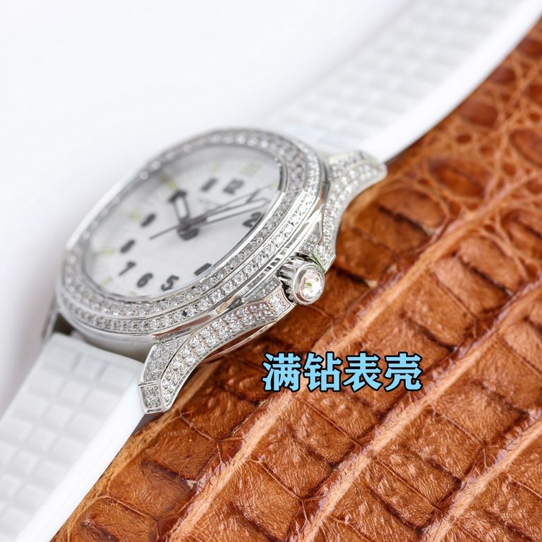 White full of diamonds.TW presents Patek Philippe AQUANAUT Women's Mechanical Series to create the best copy on the market and bring the best experience on the net.Valiant Collectible luxury Welcome to all kinds of watch