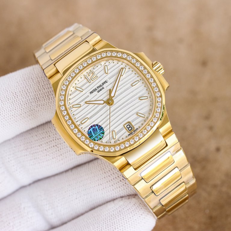 Nautilus 7118 series of high value women's watches, gold senior and white   [2024 super god work top version] Patek. Philippe Sport Elegant Nautilus Women's Watch P Strong! Feel free to compare the details1 With customiz