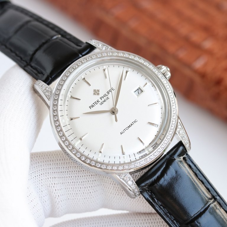 . Year-end offer - new full brick shell   Patek Philippe, hot new style, Patek Philippe new pot cover, taking up to 6 months! Ultra-thin men's automatic mechanical wristwatch, imported original 9015  movement, 28,800 vib