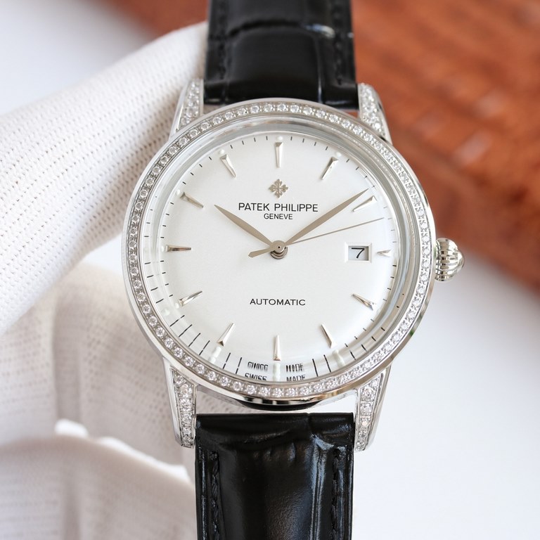 . Year-end offer - new full brick shell   Patek Philippe, hot new style, Patek Philippe new pot cover, taking up to 6 months! Ultra-thin men's automatic mechanical wristwatch, imported original 9015  movement, 28,800 vib