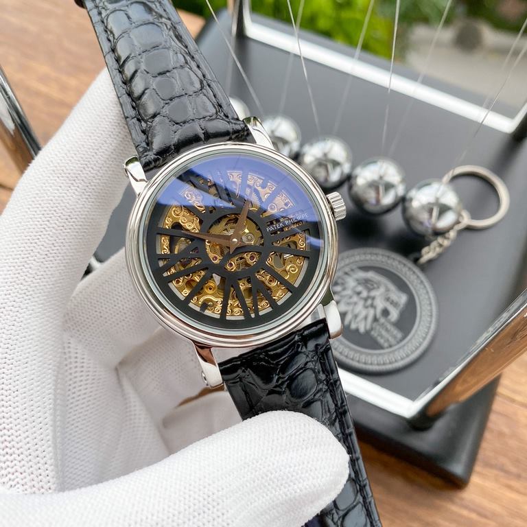 Physical photographyBrand：Patek Philippe-PATEK PHILPPEType [cool] men's watchesCase 316 stainless steel (quality workmanship)Strap imported calfskin  316 steel (two optional)Movement Highly customized automatic mechanica