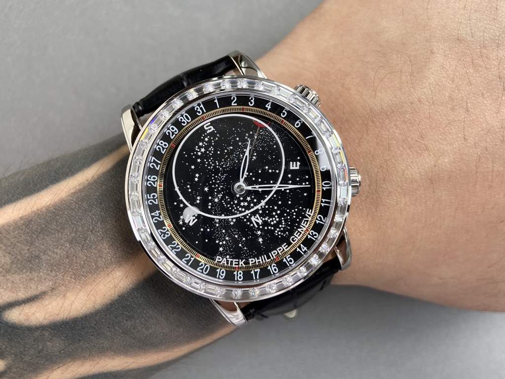 [Moon] luminous version   (on the map high concessions) replica patek philippe star upgraded corrected version V5 was officially launched, this version of the correction and the official consistent clockwise calendar dir