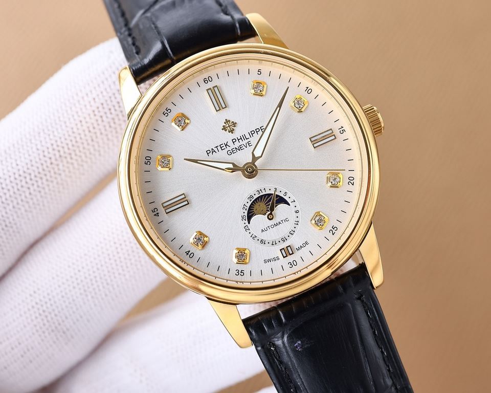 Explosive models and then upgraded]  ② ③       Patek Philippe Patek Philippe men's wristwatches         Patek Philippe Patek Philippe Patek Philippe men's wristwatches. The Moonphase collection, in keeping with Patek Phi