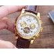 Men's favorite multi-function watch  Newest】：Patek Philippe  Best Design Exclusive First 【Type】：Boutique men's watches[Strap] Genuine cowhide leather strap[Movement] High-end automatic mechanical movement[Mirror] mineral