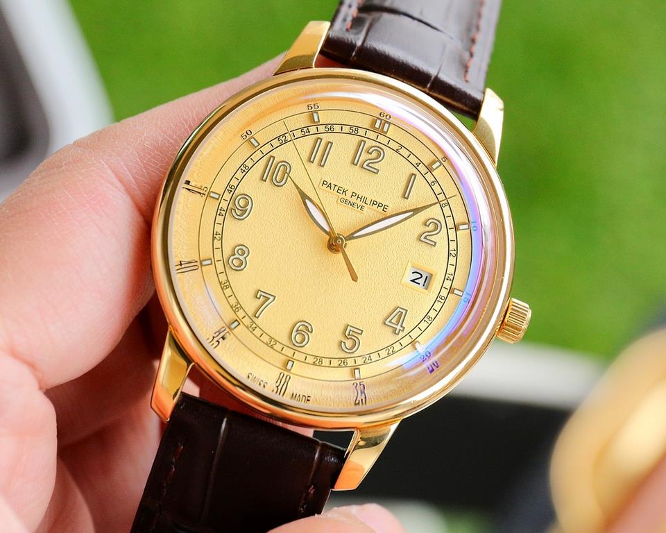 2022  Patek Philippe, hot new style, Patek Philippe new pot mirror, took up to 6 months! Ultra-thin men's automatic mechanical wristwatch, using imported original 9015  movement, 28,800 vibrations per hour, zero return  