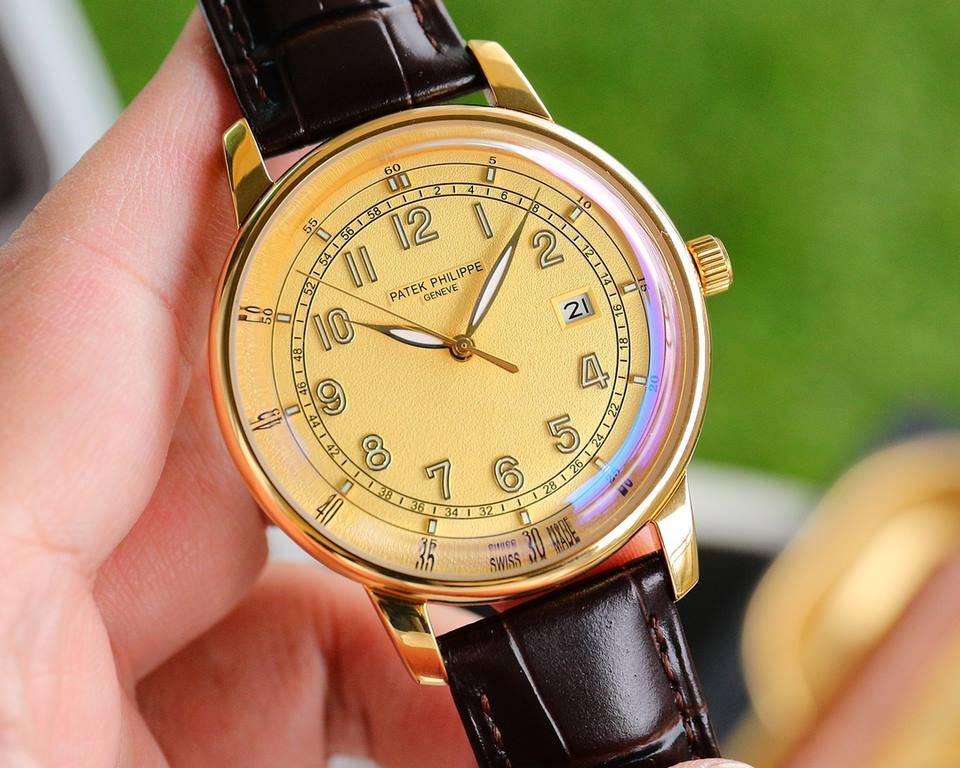 2022  Patek Philippe, hot new style, Patek Philippe new pot mirror, took up to 6 months! Ultra-thin men's automatic mechanical wristwatch, using imported original 9015  movement, 28,800 vibrations per hour, zero return  