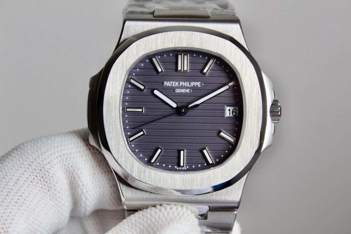 PATEK PHILIPPE 】Patek Philippe. Elegant Sports Series 57111A Nautilus, PP shocked the production of the king of steel watch, the best antidote program on the net, with Patek Philippe 9015 machine to change Cal.324 self-w