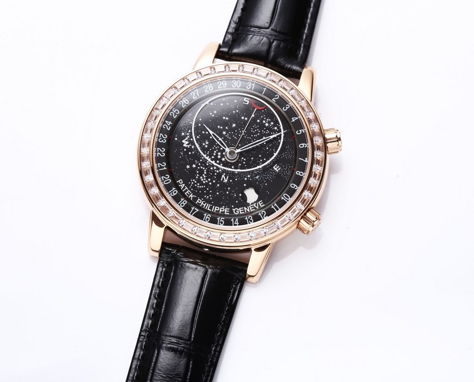 PP.Patek Philippe Star the highest version of the market Function and movement with the same authentic, using Cal.240 pearl tourbillon ultra-thin movement, Patek Philippe Star upgraded Ultimate V5 version! This time to d