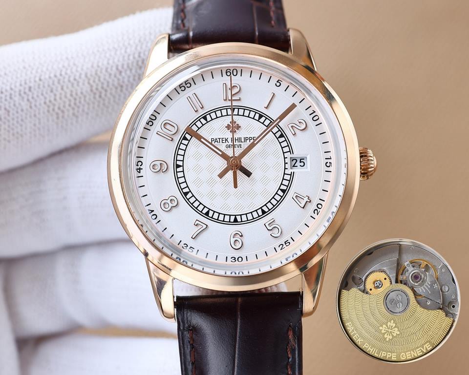 2023   Patek Philippe, hot new style, Patek Philippe new pot mirror, took up to 6 months! Ultra-thin men's automatic mechanical wristwatch, using imported original 9015  movement, 28,800 vibrations per hour, zero return 