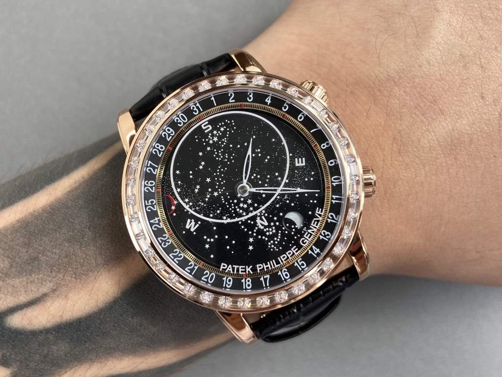 [Moon] luminous version   (on the map high concessions) replica patek philippe star upgraded corrected version V5 was officially launched, this version of the correction and the official consistent clockwise calendar dir