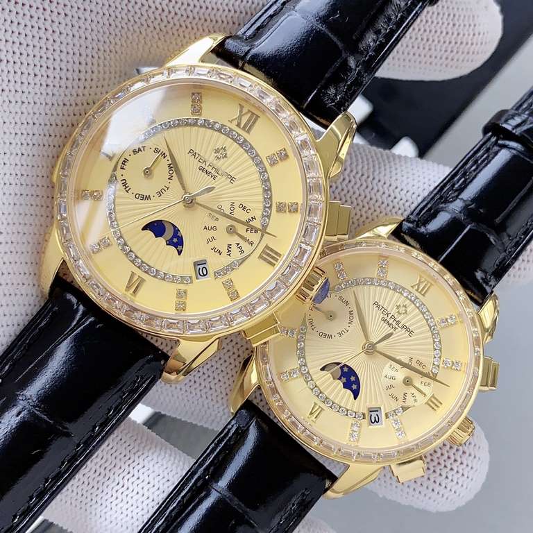 Preferred Goods      Exclusive Research and Development Patek Philippe Complications Chronograph Collection Launched  Patek Philippe Perpetual Calendar Couple's Watch! Xiaohongshu explosive [love] multi-function watch Of