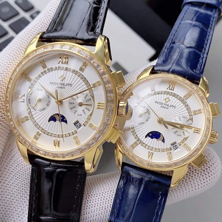 Preferred Goods      Exclusive Research and Development Patek Philippe Complications Chronograph Collection Launched  Patek Philippe Perpetual Calendar Couple's Watch! Xiaohongshu explosive [love] multi-function watch Of