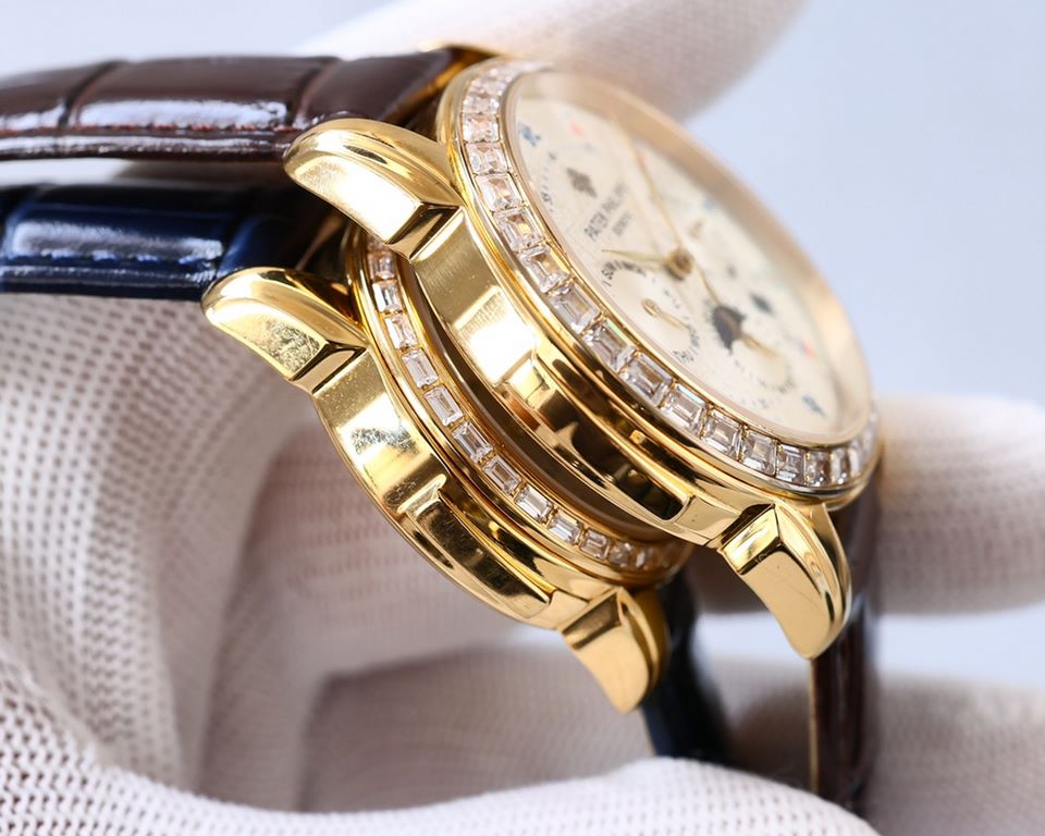 Patek Philippe PATEKPHILIPPE Overseas Edition, 1851 Patek founder Anthony launched the mahjong classical couple series of wristwatches, will be a hit, in the London World Expo was selected by Queen Victoria of England, t