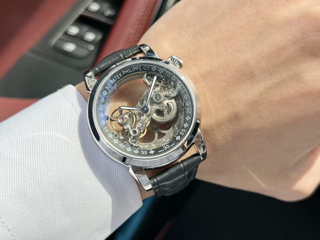 Same. Patek Philippe - PatekPhilippe   fine men's watches       The new skeletonized design, skillful, unique, noble atmosphere, gentleman style. Adopting automatic mechanical movement, top-grade 316 stainless steel case