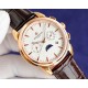 [Rose][Rose] PP newest model Patek Philippe Patek Philippe with imported 9100 multi-function movement (zero return) function (24 hours, day, star, month) imported 316 steel! With imported Italian calfskin! Original foldi