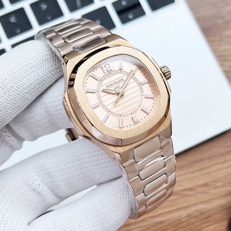 Photographed in the fleshBrand PATEK PHILIPPEType [Cool] Women's WatchCase 316 stainless steel (high quality workmanship)Strap top quality 316 steelMovement Highly customized automatic mechanical movement (stable timekee