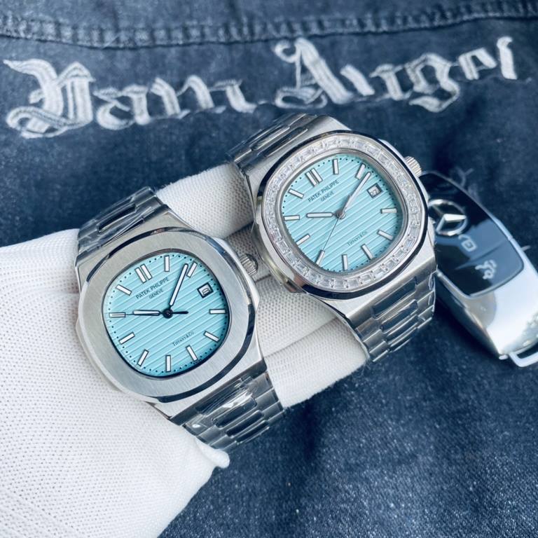 New Tiffany Literal Brand PATEK PHILIPPE Patek Philippe      Collection Nautilus, the king of steel watches.  movement equipped with top imported mechanical movement Selling point steel band in the bead diamond is stone 