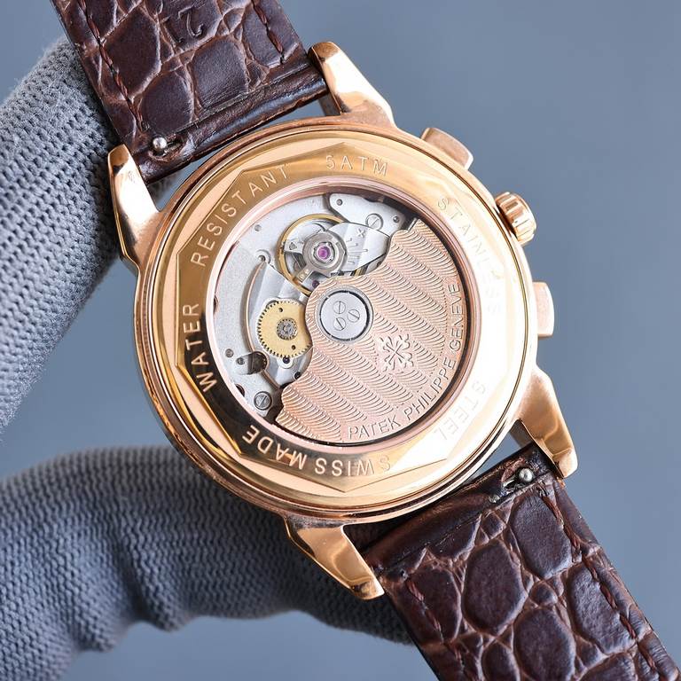 2022 New Patek Philippe (actual picture) Patek Philippe The aristocrat's work of art! The highest version of the 7-hand design, with imported 9100 multifunctional movement (0 repair) functions (24 hours, day of the week,