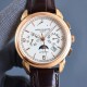 2022 New Patek Philippe (actual picture) Patek Philippe The aristocrat's work of art! The highest version of the 7-hand design, with imported 9100 multifunctional movement (0 repair) functions (24 hours, day of the week,