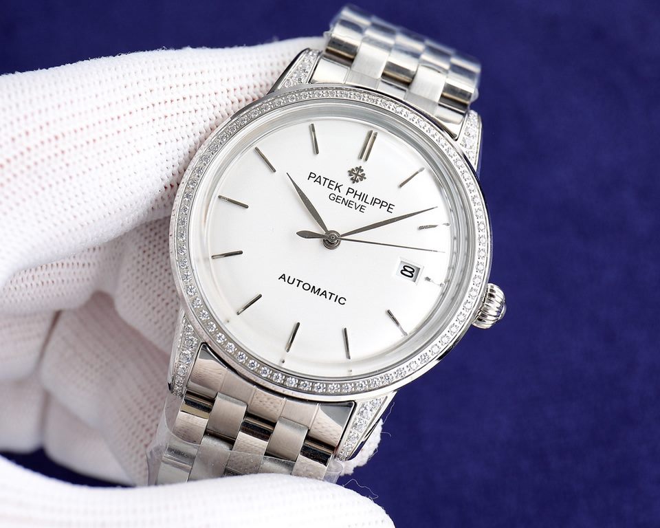 Rose][Rose] 2022  PATEK PHILIPPE-PATEK PHILIPPE- Hot new style, Patek Philippe new pot cover, took up to 8 months! Ultra-thin men's automatic mechanical wristwatch with imported original 9015 movement, 28,800 vibrations 