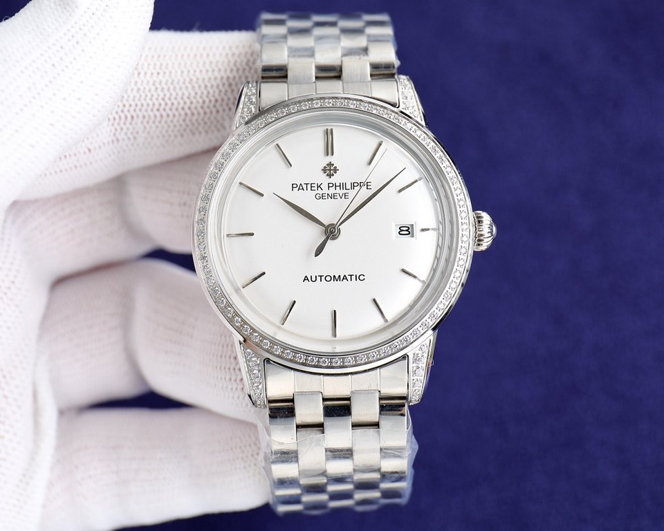 Rose][Rose] 2022  PATEK PHILIPPE-PATEK PHILIPPE- Hot new style, Patek Philippe new pot cover, took up to 8 months! Ultra-thin men's automatic mechanical wristwatch with imported original 9015 movement, 28,800 vibrations 