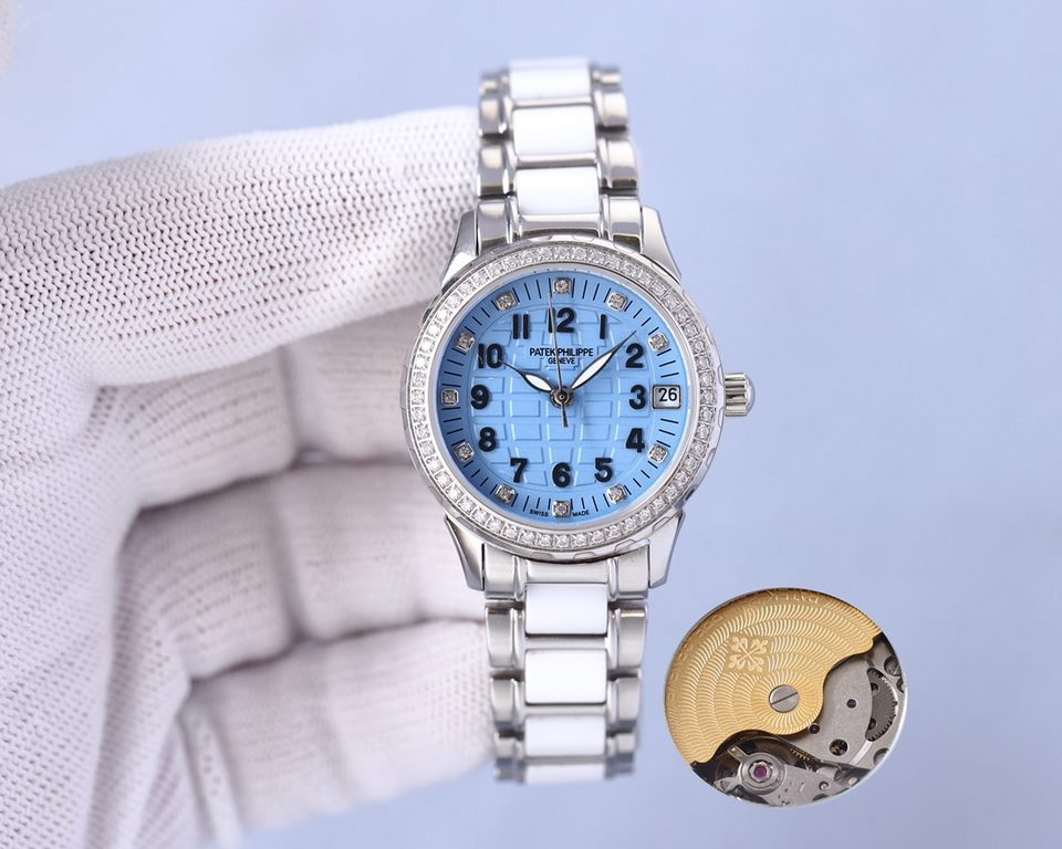 Explosion models recommended - interpretation of the goddess of change, the best women's models of the year Patek Philippe upgraded V8 version of the fashionable women's watch simple three-handed night time super luminou