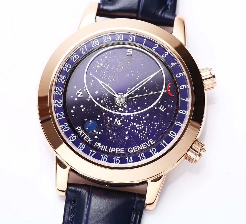 PP.Patek Philippe Star the highest version of the market Function and movement with the same authentic, using Cal.240 pearl tourbillon ultra-thin movement, Patek Philippe Star upgraded Ultimate V5 version! This time to d